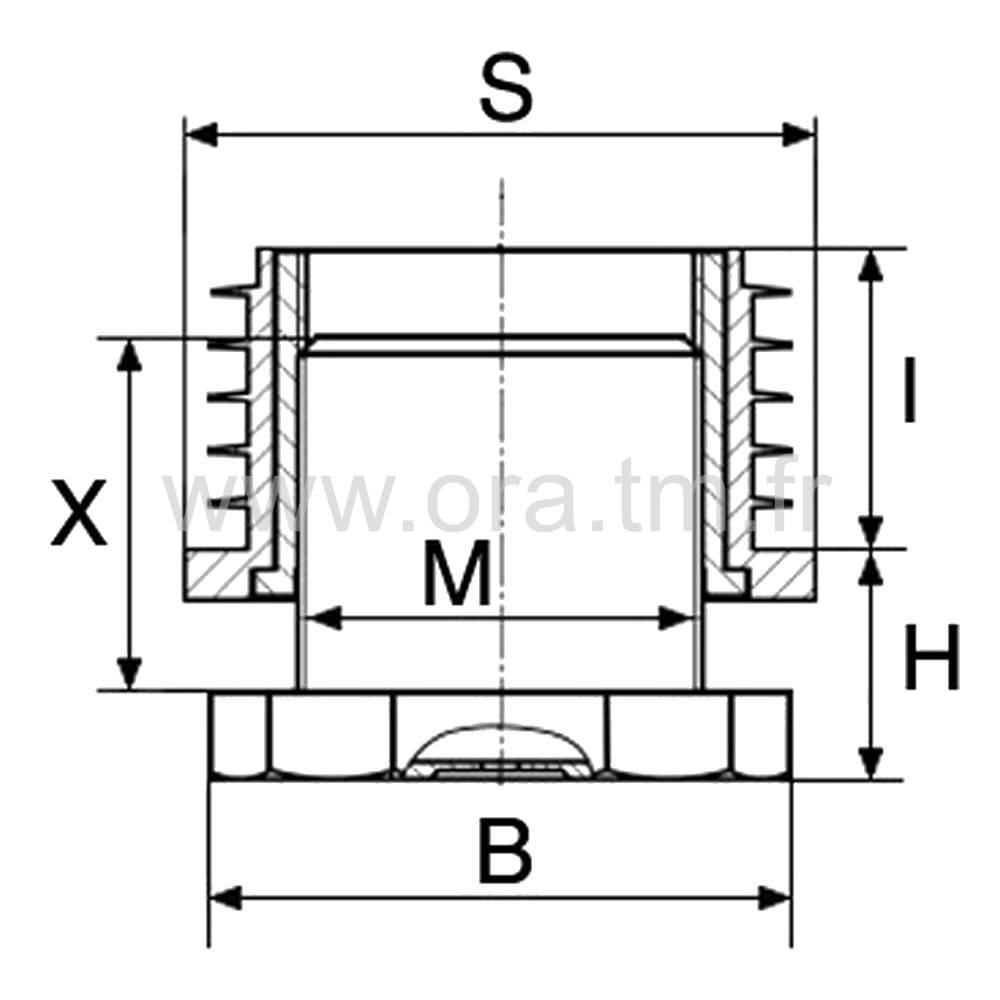 IVZ - INSERT VERIN - TUBE CYLINDRIQUE